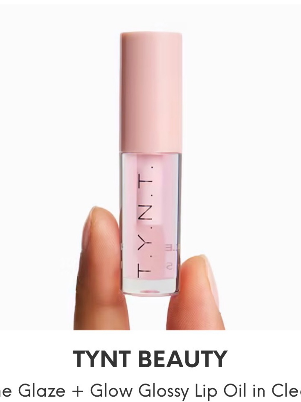 Sheer Light Pink Glossy Lip Oil